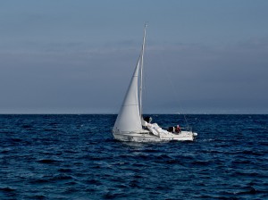 Sail Boat on the Lake