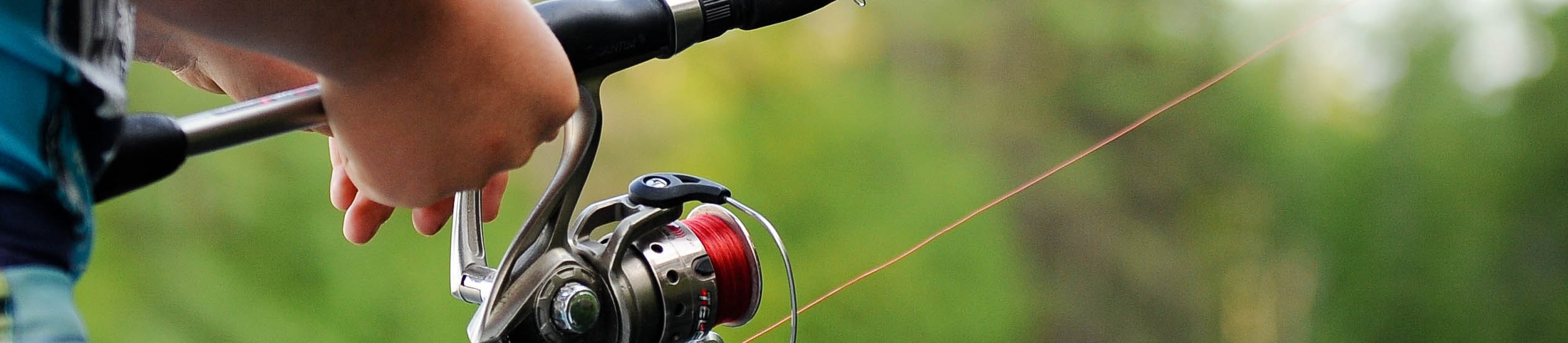 Holding a fishing rod