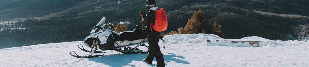 snowmobile trails in northern Minnesota